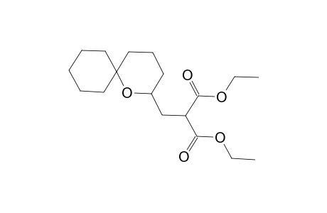 Diethyl 2-(1-oxaspiro[5.5]undecan-2-ylmethyl)malonate