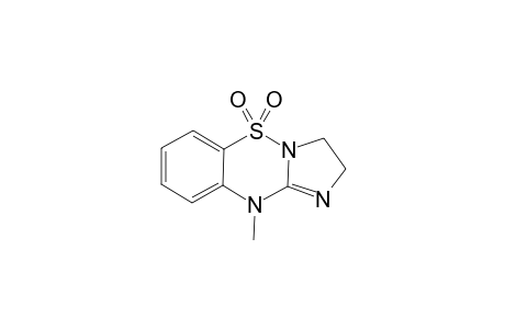 10-Methyl-2,10-dihydro-3H-imidazo[1,2-b][1,2,4]benzothiadiazine 5,5-dioxide
