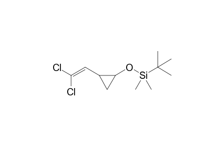 3-(2,2-Dichlorovinyl)-1-(tert-butyldimethylsiloxy)cyclopropane
