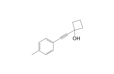 1-[2-(4-methylphenyl)ethynyl]-1-cyclobutanol
