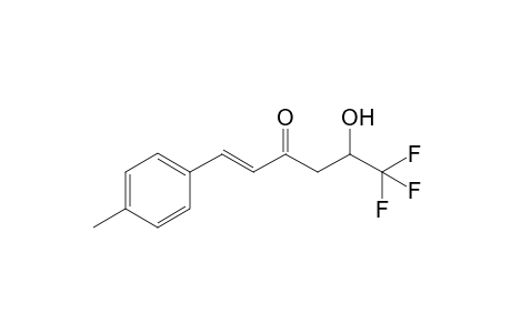 trans-6,6,6-trifluoro-5-hydroxy-1-(4-methylphenyl)-1-hexene-3-one