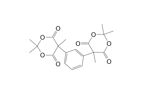 1,3-Dioxane-4,6-dione, 5,5'-(1,3-phenylene)bis[2,2,5-trimethyl-