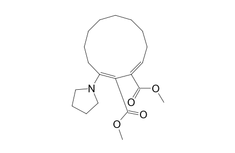DIMETHYL-3-(1-PYRROLIDINYL)-CIS,TRANS-2,12-CYCLO-DODECADIENE-1,2-DICARBOXYLATE