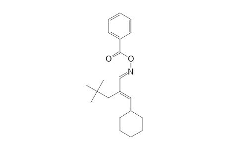 Pentanal, 2-(cyclohexylmethylene)-4,4-dimethyl-, O-benzoyloxime