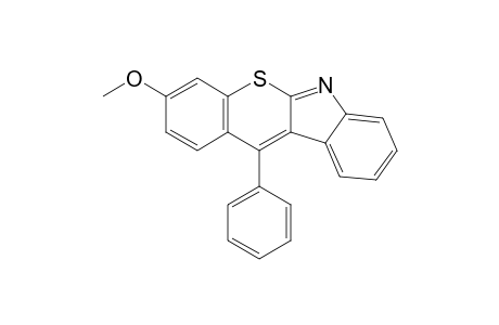 3-Methoxy-11-phenylthiochromeno[2,3-b]indole