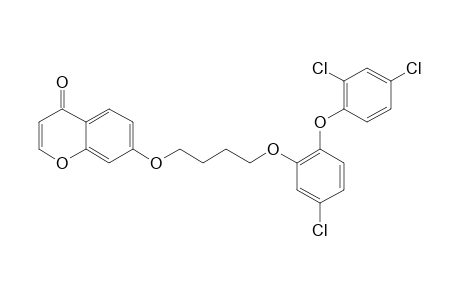 7-[4-[5-CHLORO-2-(2,4-DICHLOROPHENOXY)-PHENOXY]-BUTOXY]-4H-CHROMEN-4-ONE