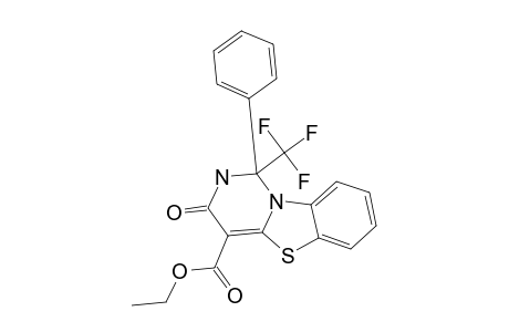 1-PHENYL-4-ETHOXYCARBONYL-1-TRIFLUOROMETHYL-2,3-DIHYDRO-1-H-PYRIMIDO-[6.1-B]-[1.3]-BENZOTHIAZOL-3-ONE