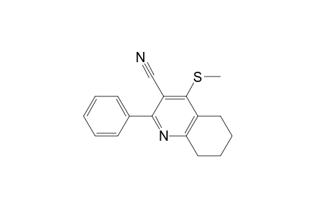 3-Quinolinecarbonitrile, 5,6,7,8-tetrahydro-4-(methylthio)-2-phenyl-