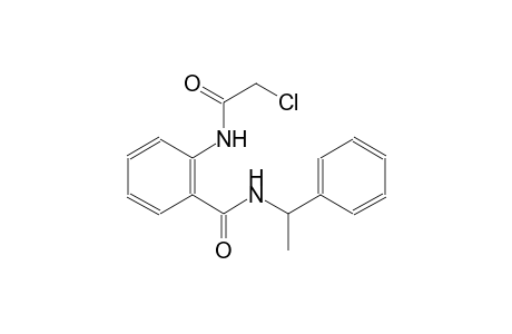 2-[(chloroacetyl)amino]-N-(1-phenylethyl)benzamide