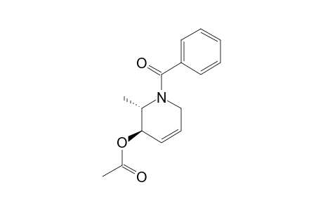 acetic acid [(2S,3R)-1-(benzoyl)-2-methyl-3,6-dihydro-2H-pyridin-3-yl] ester