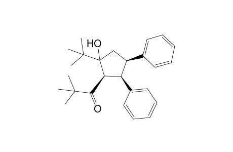 (2R,3R,4R)-1-(t-Butyl)-2-(2',2'-dimethylpropanoyl)-3,4-diphenyl-1-cyclopentanol