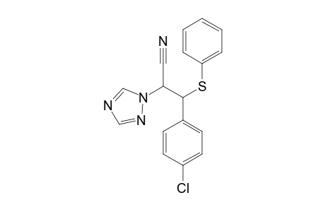1H-1,2,4-Triazole-1-acetonitrile, alpha-[(4-chlorophenyl)(phenylthio)methyl]-