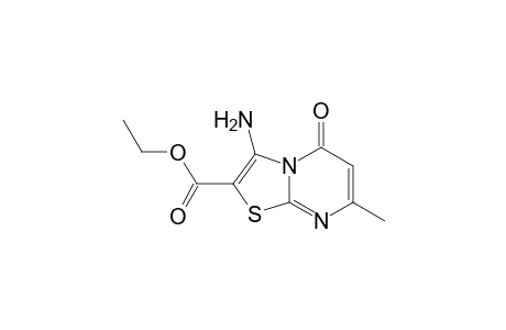 3-Amino-7-methyl-2-ethoxycarbonyl-thiazolo[3,2-a]pyrimidin-5-one