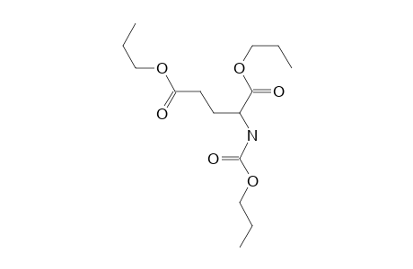 L-Glutamic acid, N-(N-propyloxycarbonyl)-, bis(N-propyl) ester