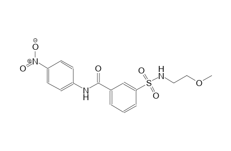 benzamide, 3-[[(2-methoxyethyl)amino]sulfonyl]-N-(4-nitrophenyl)-