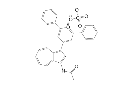 4-(3-ACETYLAMINO-AZULEN-1-YL)-2,6-DIPHENYL-PYRANYLIUM-PERCHLORATE;(RN=R=H;X=AC)