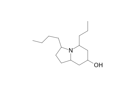 (5e,9e)-octahydro-3-n-butyl-5-n-propyl-indolizin-7-ol
