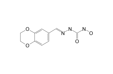 1-(1,4-BENZODIOXAN-6-YL-METHYLENE)-4-HYDROXYSEMICARBAZIDE