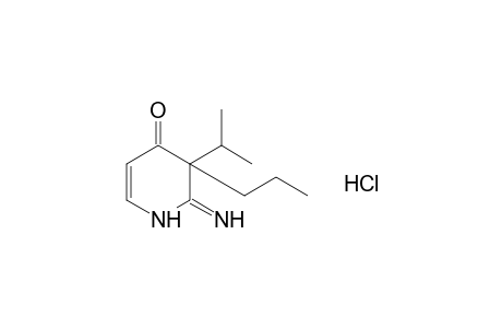 2,3-dihydro-2-imino-3-isopropyl-3-propyl-4(1H)-pyridone, hydrochloride