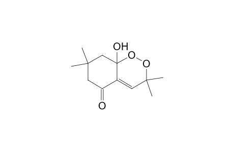 1,2-Benzodioxin-5(3H)-one, 6,7,8,8a-tetrahydro-8a-hydroxy-3,3,7,7-tetramethyl-