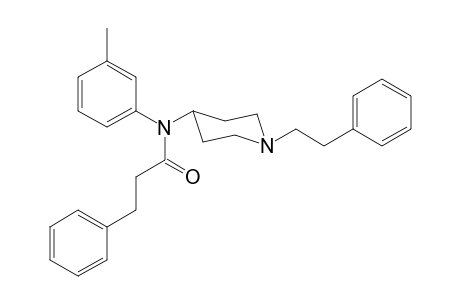 N-3-Methylphenyl-N-[1-(2-phenylethyl)piperidin-4-yl]-3-phenylpropanamide