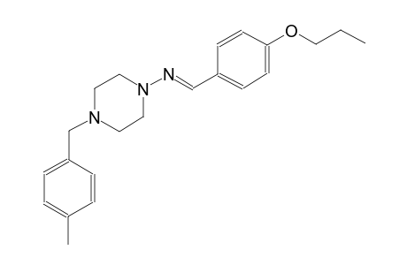 4-(4-methylbenzyl)-N-[(E)-(4-propoxyphenyl)methylidene]-1-piperazinamine