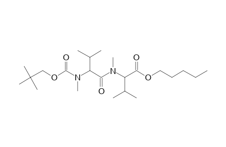 Valylvaline, N,N'-dimethyl-N'-neopentyloxycarbonyl-, pentyl ester