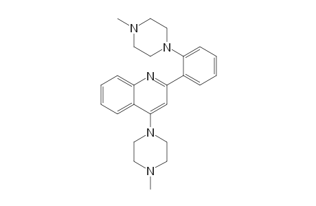 4-(4-methyl-1-piperazinyl)-2-[2-(4-methyl-1-piperazinyl)phenyl]quinoline
