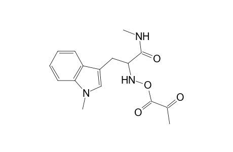 1H-Indole-3-propanamide, .alpha.-[(1,2-dioxopropoxy)amino]-N,1-dimethyl-, (.+-.)-