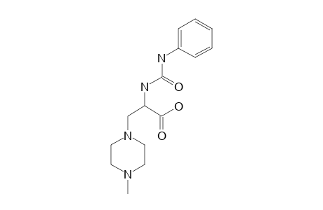 3-(4-METHYLPIPERAZIN-1-YL)-2-(3-PHENYLUREIDO)-PROPANOIC-ACID