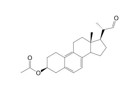 20-Formyl-19-nor-pregna-5,7,9-trien-3.beta.-yl Acetate