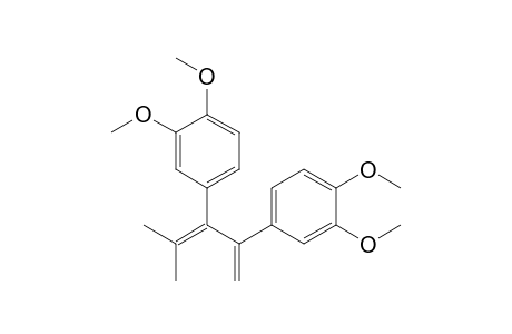 2,3-Bis(3',4'-dimethoxyphenyl)-4-methyl-1,3-pentadiene