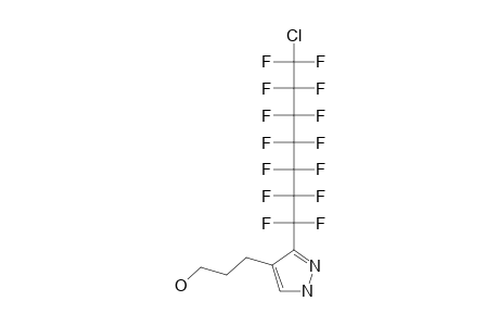 3-(7-CHLOROTETRADECAFLUOROHEPTYL)-4-(3-HYDROXYPROPYL)-PYRAZOLE