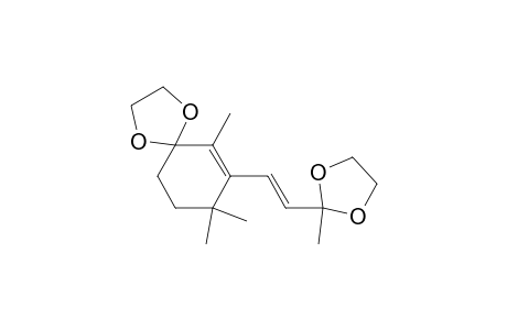 1,4-Dioxaspiro[4.5]dec-6-ene, 6,8,8-trimethyl-7-[2-(2-methyl-1,3-dioxolan-2-yl)ethenyl]-, (E)-