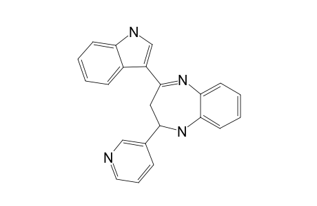 2-(PYRIDIN-3-YL)-4-(INDOL-3-YL)-BENZO-[B]-DIAZEPINE
