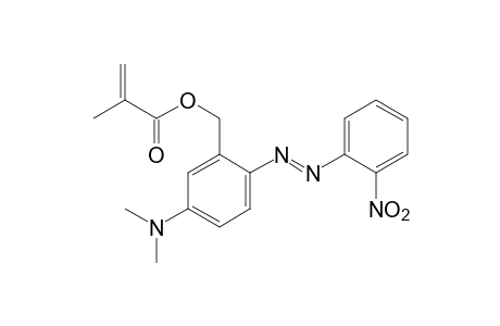 5-(dimethylamino)-2-[(o-nitrophenyl)azo]benzyl alcohol, methacrylate (ester)