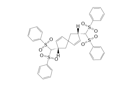 cis,trans-2,7-Bis[di(phenylsulfonyl)methyl]spiro[4.4]nona-1,6-diene