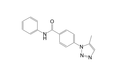benzamide, 4-(5-methyl-1H-1,2,3-triazol-1-yl)-N-phenyl-