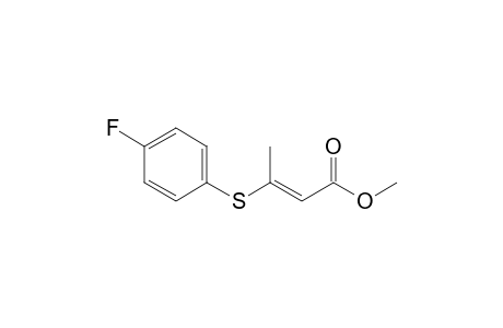 3-(4-Fluorophenylsulfanyl)but-2-enoic acid methyl ester