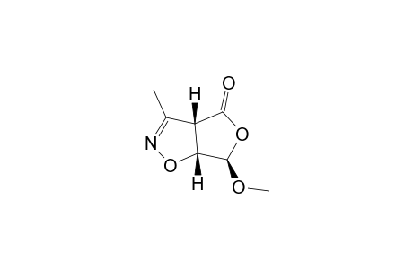 6-exo-Methoxy-3-methyl-3a,6a-dihydrofuro[3,4-d]isoxazol-4(6H)-one