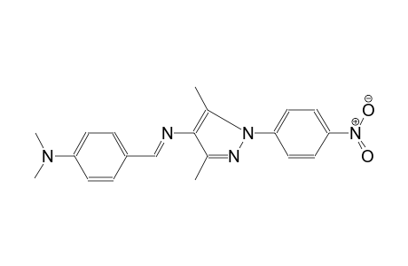 N-{(E)-[4-(dimethylamino)phenyl]methylidene}-3,5-dimethyl-1-(4-nitrophenyl)-1H-pyrazol-4-amine
