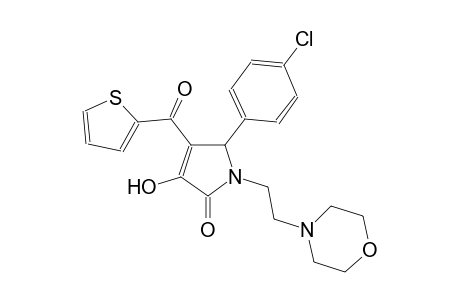 5-(4-chlorophenyl)-3-hydroxy-1-[2-(4-morpholinyl)ethyl]-4-(2-thienylcarbonyl)-1,5-dihydro-2H-pyrrol-2-one