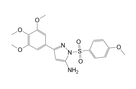 1H-pyrazol-5-amine, 1-[(4-methoxyphenyl)sulfonyl]-3-(3,4,5-trimethoxyphenyl)-