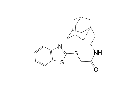 N-[2-(1-adamantyl)ethyl]-2-(1,3-benzothiazol-2-ylsulfanyl)acetamide