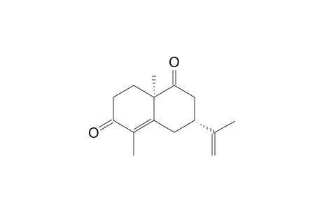 (3R,8aR)-5,8a-dimethyl-3-(prop-1-en-2-yl)-3,4,8,8a-tetrahydronaphthalene-1,6(2H,7H)-dione