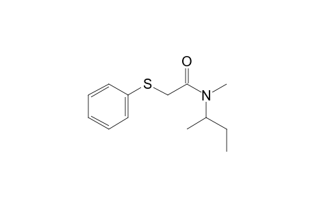 Acetamide, 2-phenylthio-N-(2-butyl)-N-methyl-