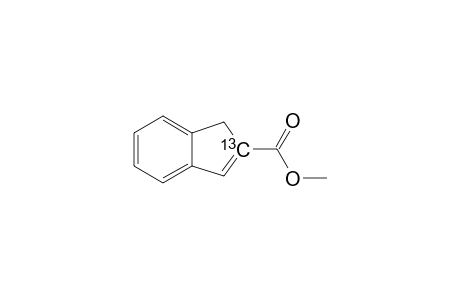 Methyl indene-2(13C]-carboxylate