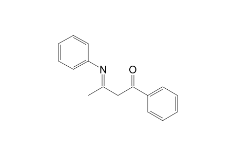 1-Butanone, 1-phenyl-3-(phenylimino)-