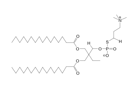 2,2-DI(PALMITOYLOXYMETHYL)BUTOXY-1-THIOLPHOSPHOHOMOCHOLINE