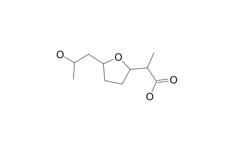 2-[5-(2-Hydroxypropyl)oxolan-2-yl]propanoic acid